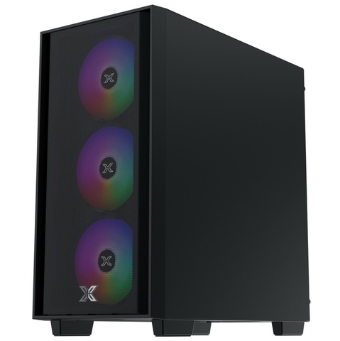 Thùng Máy/ Vỏ Case XIGMATEK NYX AIR II 3GF, Gaming M-ATX, Kèm 3 Fan XIGMATEK G20F