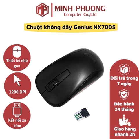 Chuột Máy Tính Genius NX7005 Không Dây