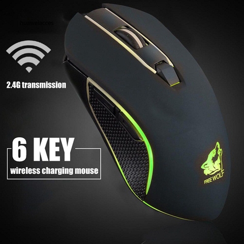 Chuột Gaming Free Wolf X9 Không Dây Charging Free Color