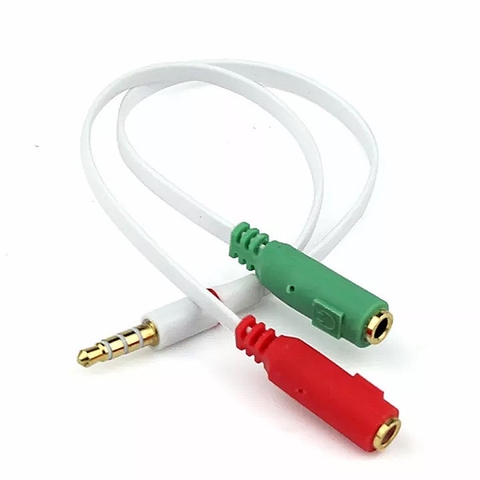 Dây Cáp Chia Audio 3.5mm Ra Mic & Loa