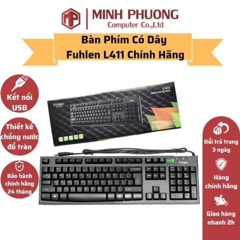 Bàn Phím Fuhlen L411 Có Dây