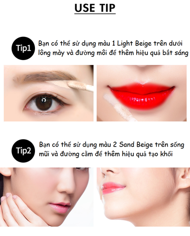 Kem che khuyết điểm Unny Club Full Cover Tip Concealer