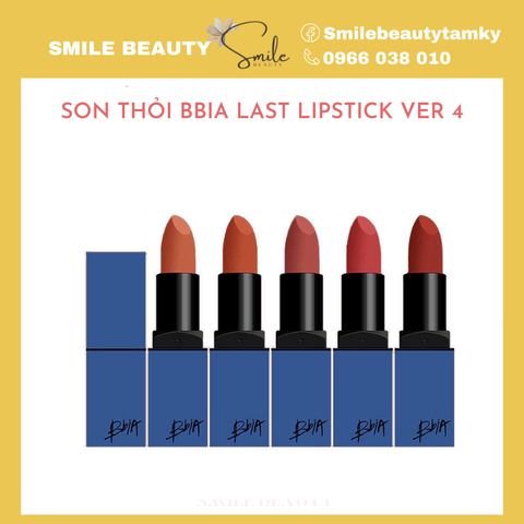 Son thỏi Bbia Last Lipstick Ver 4