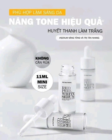 Tinh chất dưỡng trắng mờ nám Red peel white mini 11ml