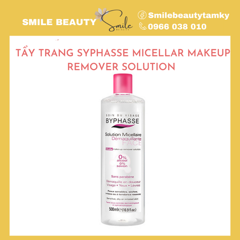 Nước tẩy trang Byphasse Make up Remover Solution 500ml