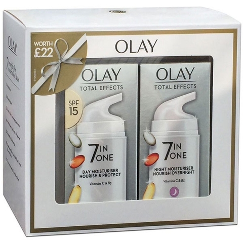 Set kem dưỡng Olay Total Effects 7 in 1 ngày và đêm 37ML