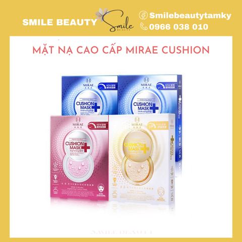 Hộp 4 miếng Mặt nạ giấy cao cấp Mirae cushion