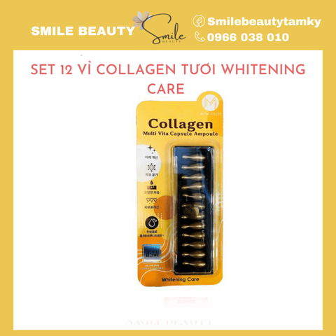 Tinh Chất collagen chống lão hóa, trắng da Whitening Care (Vỉ 12viên)