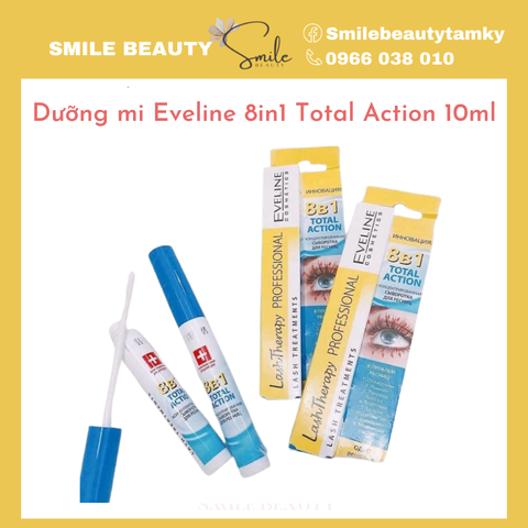 Dưỡng mi Eveline 8in1 Total Action 10ml