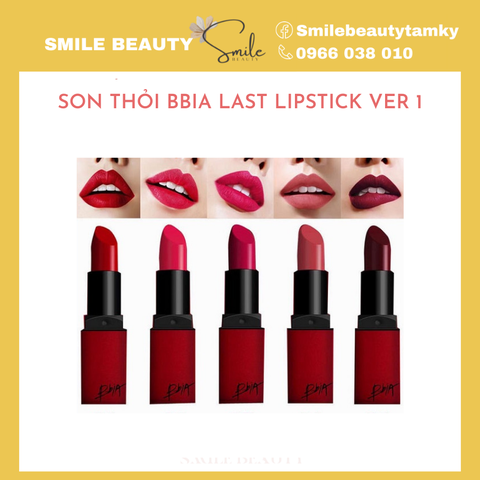 Son thỏi Bbia Last Lipstick Ver 1