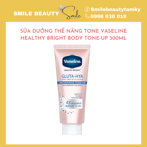 Sữa Dưỡng Thể Nâng Tone Vaseline Healthy Bright Body Tone-Up 300ml