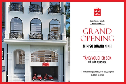 Khai trương Miniso Quảng Ninh