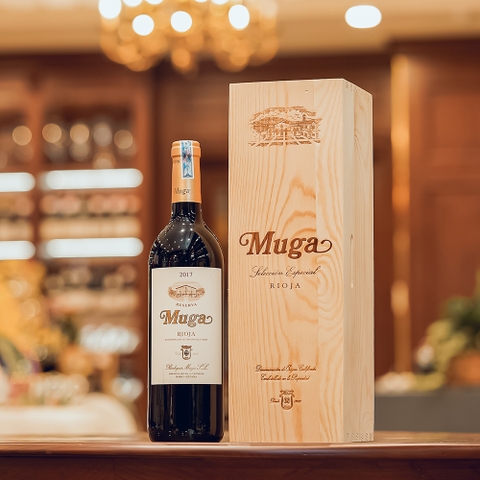 Hộp 1 Chai Vang Đỏ Muga Rioja Reserva