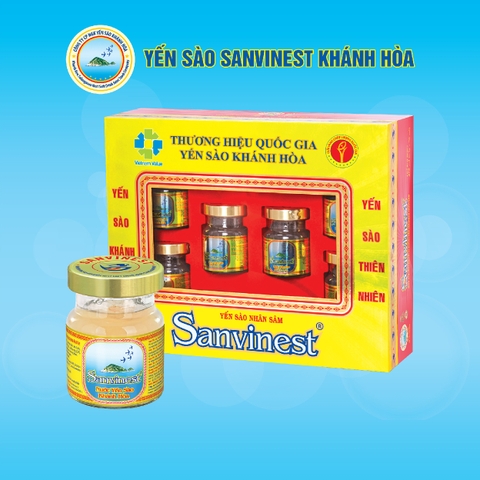 Nước yến sào Khánh Hòa Sanvinest Nhân Sâm lọ 70ml - 207