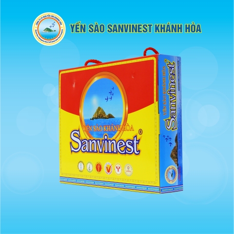 Nước yến sào Sanvinest Khánh Hòa, Hộp 10 Lon 190ML - 121H10