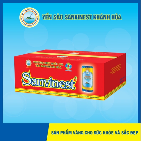 Nước Yến sào Sanvinest Khánh Hòa lon 190ml, khay 30 lon - 121K30