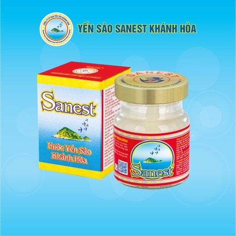 Nước Yến sào Khánh Hòa Sanest (Không đường) lọ 70ml, 1 lọ - 029