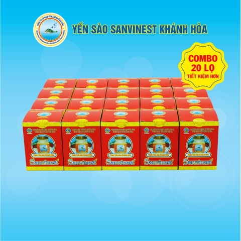 [Combo 20 lọ] Nước Yến sào Sanvinest Khánh Hòa lọ 70ml - 101