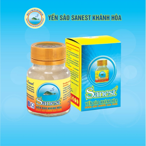 Nước yến sào Khánh Hòa Sanest dành cho người cao tuổi 70ml, hộp 1 lọ-095