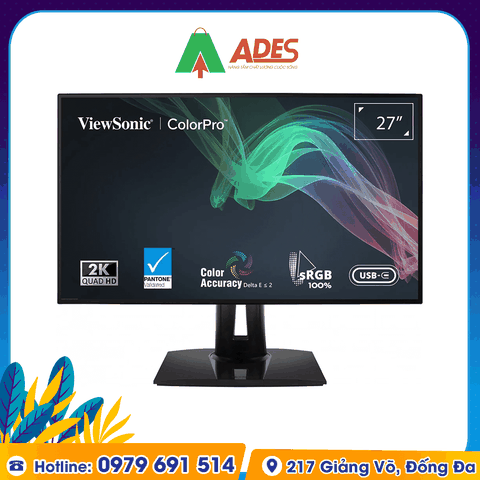 Màn hình máy tính ViewSonic VP2768A 27 inch 2K USBC- chuyên đồ họa