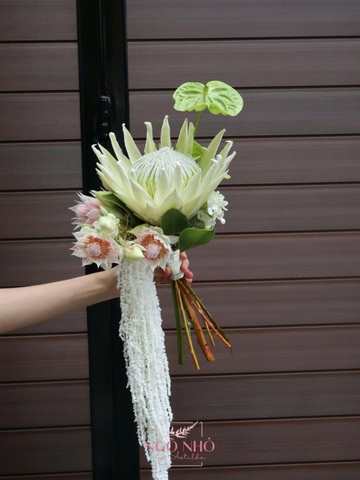 Bó Hoa Cưới Thảo Đường Hoàng Đế Mix Hoa Cô Dâu