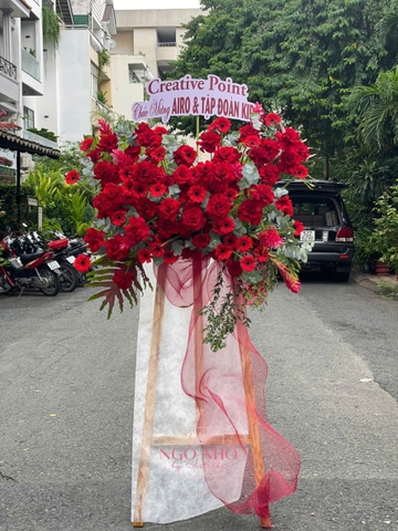 Kệ Chúc Mừng Tông Đỏ 1600