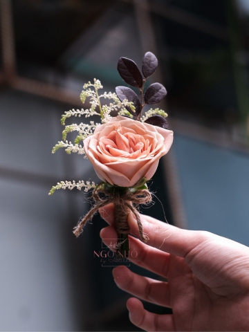 Hoa Cưới Nhập Khẩu 220 | Tulip Hà Lan & Astilbe