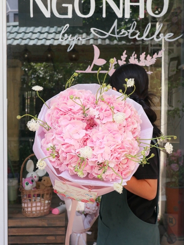Bó Hoa Tú Cầu Tone Hồng Hà Lan 282