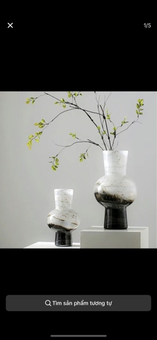 Bình Hoa Thủy Tinh Yuki no Hana Cổ Điển - Phối Màu Theo Phong Cách Nhật Bản