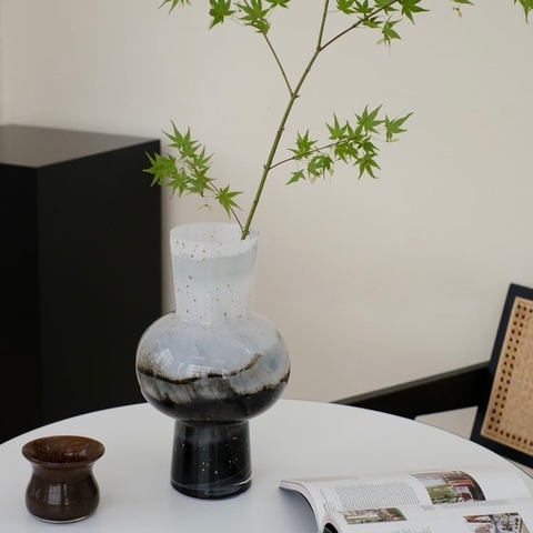 Bình Hoa Thủy Tinh Yuki no Hana Cổ Điển - Phối Màu Theo Phong Cách Nhật Bản