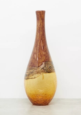 Bình Thủy Tinh Golden Veil Vase Hoàng Gia