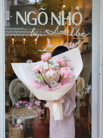 Bó Hoa Thảo Đường & Mẫu Đơn (Peony) 2528