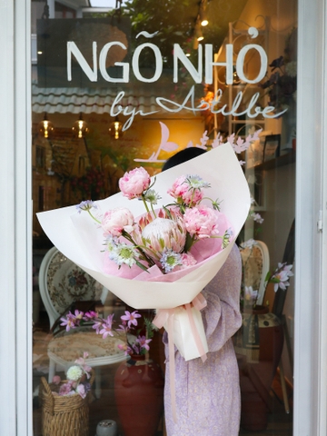 Bó Hoa Thảo Đường & Mẫu Đơn (Peony) 2528