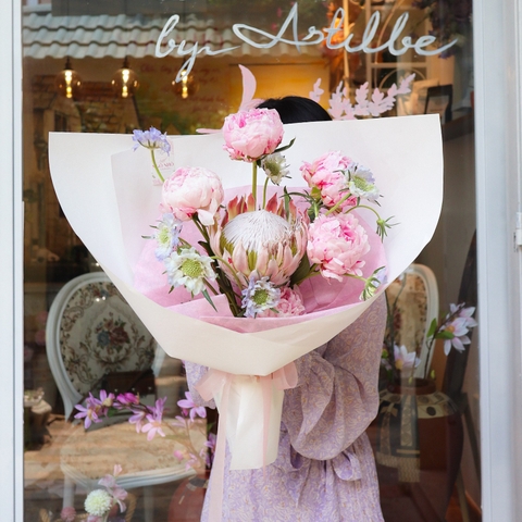 Bó Hoa Thảo Đường & Mẫu Đơn (Peony) 2528