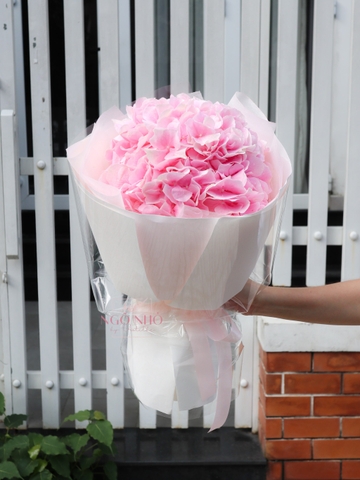 Bó Hoa Cẩm Tú Cầu Hồng Hà Lan 388