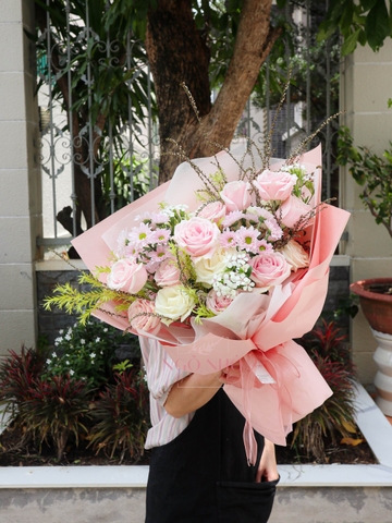 Bó Hoa Tone Hồng Thanh Mai 920