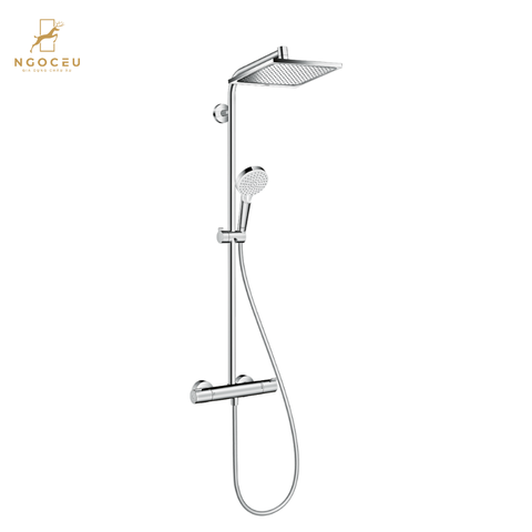 Bộ sen cây bát vuông 2 vòi Hansgrohe Crometta E240 – 27271000