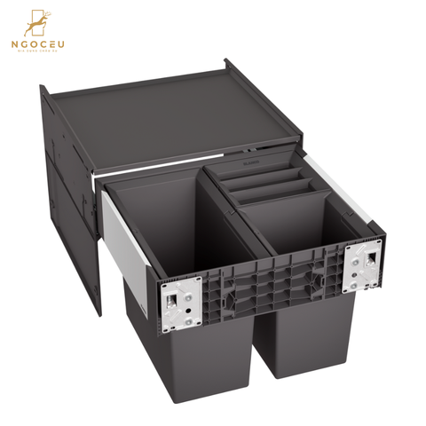 Thùng rác âm tủ 35 lít Blanco Select II 50/3 526202 - Dành cho hệ tủ 50cm