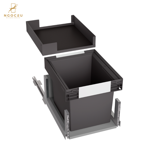 Thùng rác âm tủ 30 lít Blanco Select II 40/1 Combi 526304 - Dành cho hệ tủ 60cm