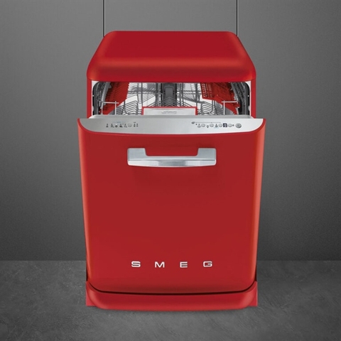 Máy rửa bát độc lập Smeg LVFABRD2 - Màu Đỏ