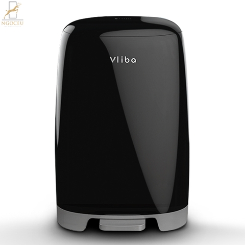Thùng rác khử mùi thông minh Vliba 20L - Màu Đen