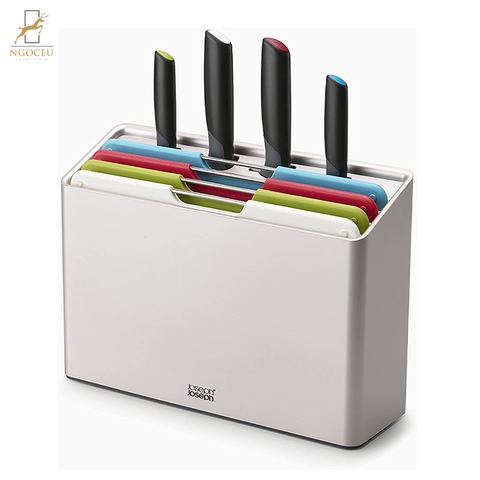 Bộ 4 thớt 4 dao Joseph Joseph Folio Plus 60198