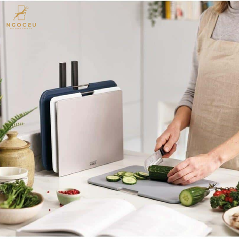 Bộ dao thớt 8 món Joseph Joseph Folio Plus 60216