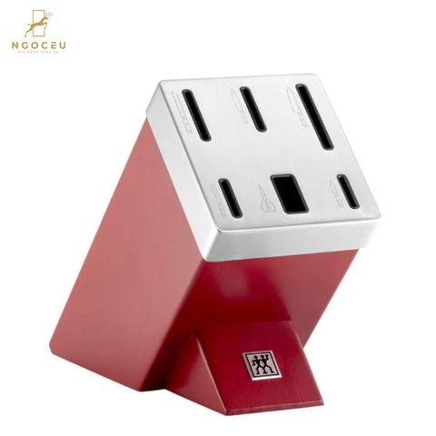 Bộ dao 7 món tự mài Zwilling Gourmet - Màu đỏ