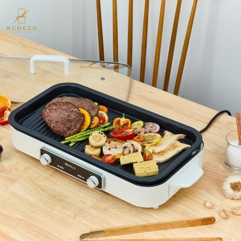 Bếp lẩu nước, nướng nướng 2 đĩa Dupan DP-2301