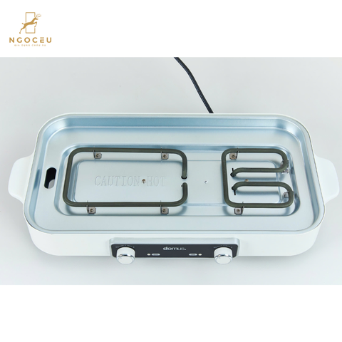 Bếp lẩu nước, nướng nướng 2 đĩa Dupan DP-2301