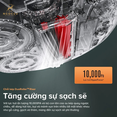 Robot hút bụi lau nhà Roborock Q Revo Master Bản Quốc Tế - Màu trắng
