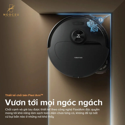 Robot hút bụi lau nhà Roborock Q Revo Master Bản Quốc Tế - Màu trắng