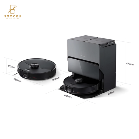 Robot hút bụi lau nhà Roborock S8 MaxV Ultra Bản Quốc Tế - Màu Đen