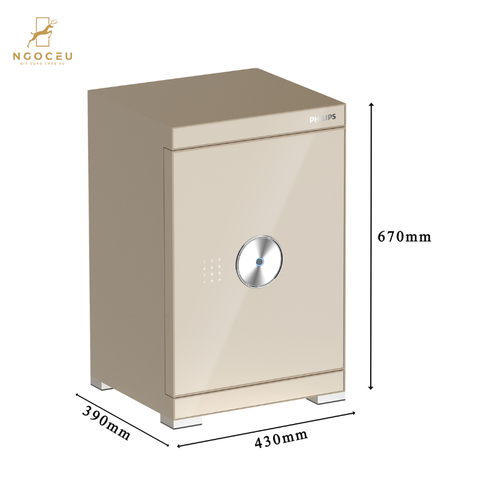 Két sắt Philips SBX602-6CU 89kg - Màu Vàng